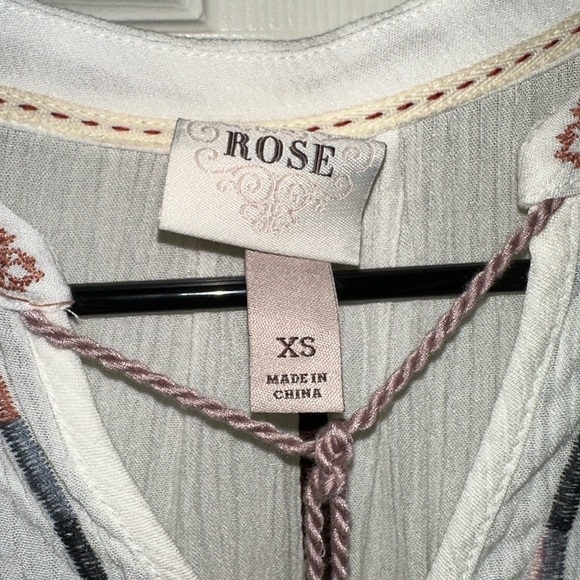 Patterned White Tank-top Dress - Picture 2 of 4